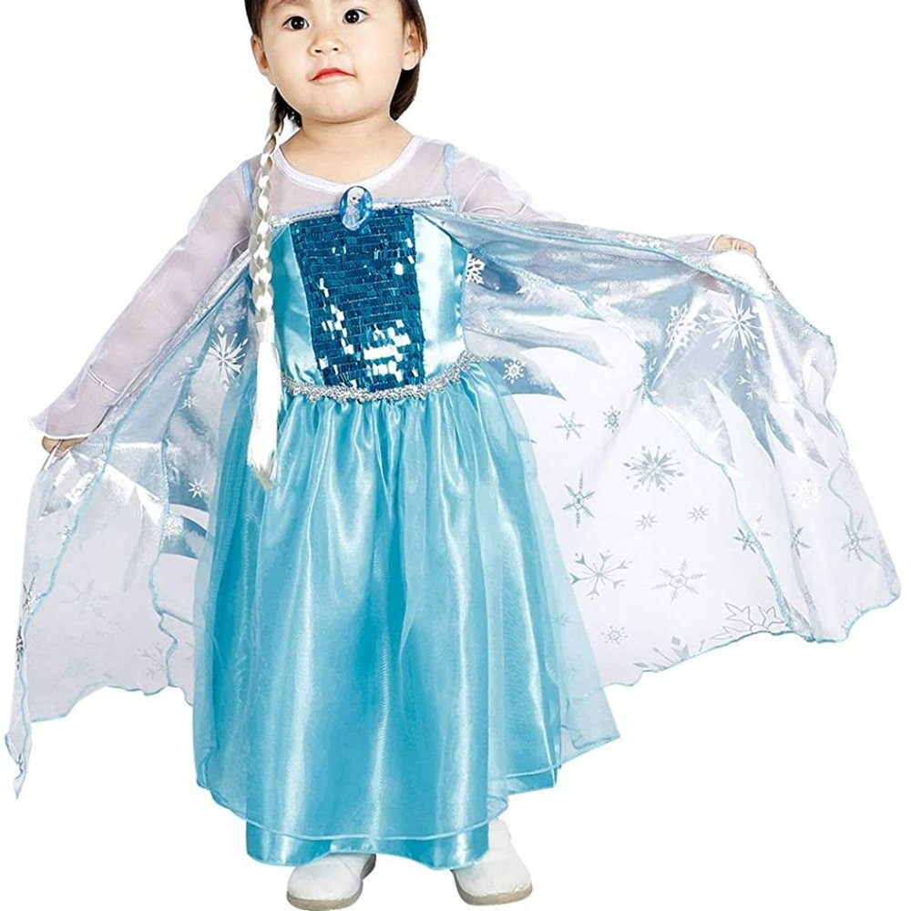 LOEL Princess Costume Blue Dress And Accessories